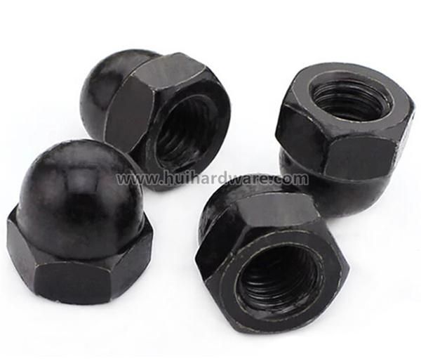 Carbon Steel DIN1587 Hexagon Dome Cap Nuts Dome Nuts