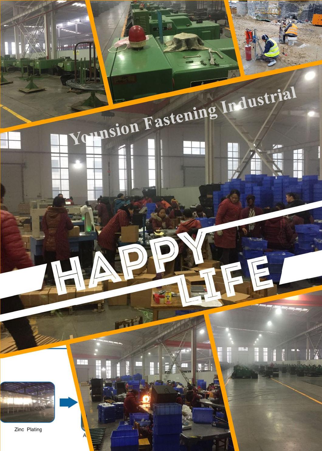 White Zinc Plating Carbon Steel 8.8 Grade Concave Groove Recess Hex Flange Bolt /DIN6921 Without Serration