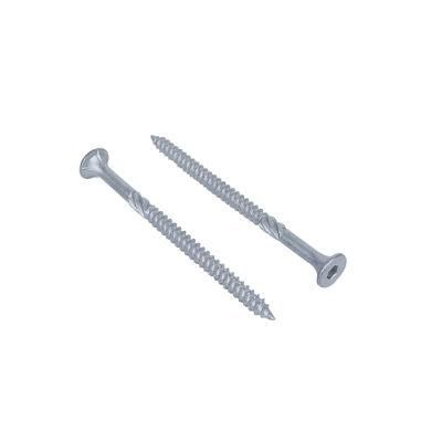 Deck Screw with Saw Threaded and Slot Zinc Plated