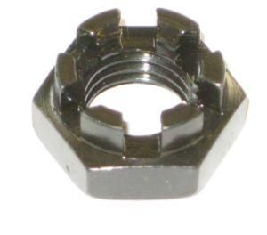 M8 High Quality DIN937 Zinc Plated or Black Hex Slotted Nut