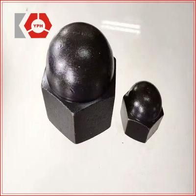 DIN1587 Hex Nut Round Head with Black