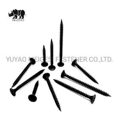 C1022A Factory Price #12 Bugle Head Drywall Screw&Gypsum Screw Black or Grey Phosphated Fine or Coarse Thread
