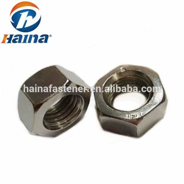 Stainless Steel Fine Coarse Thread Hexagonal Machine Screw Nuts