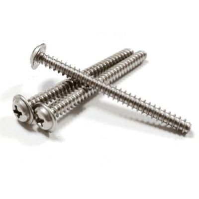 Pan Washer Head Phillis Cross Stainless Steel Self Tapping Screw