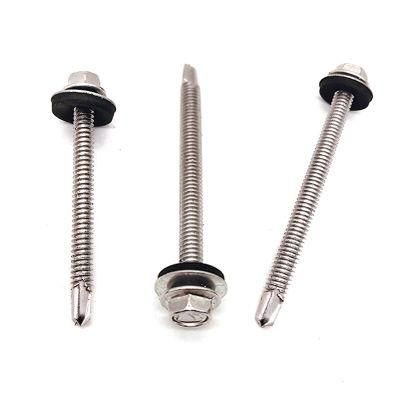 DIN7504 K Hex Flange Head Self Drilling Screw Stainless Steel Carbon Steel Custom Service