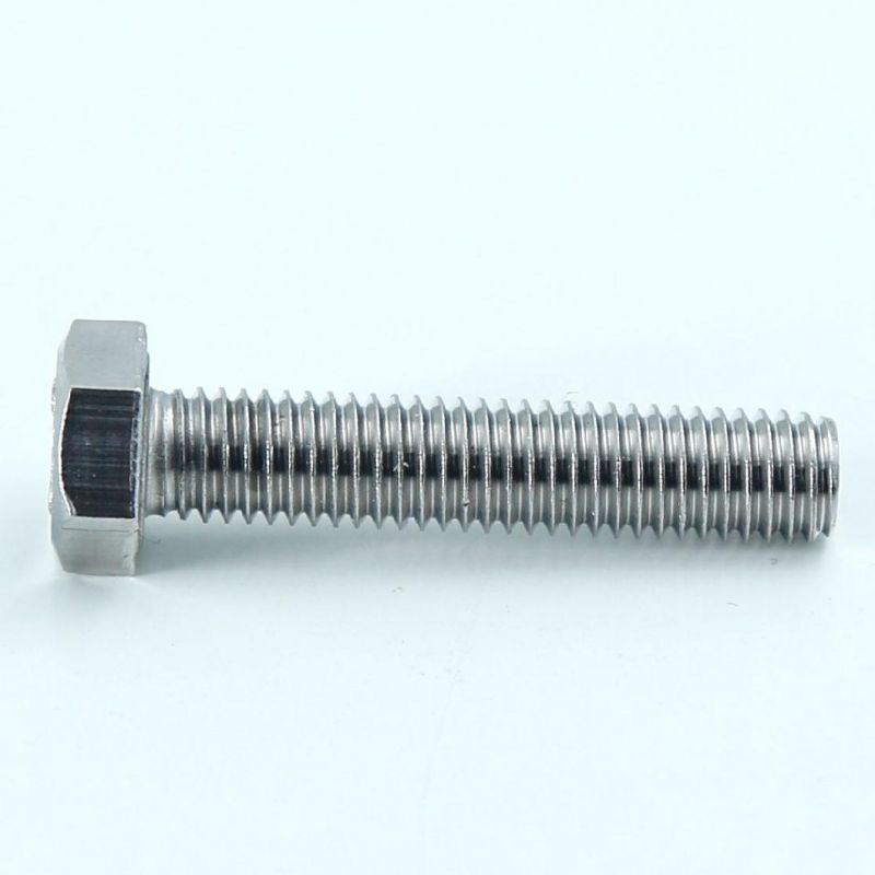 Stainless Steel M27 Hex Head Bolt Fastener DIN931 Bolzen All Style of Screw 16mm M40 High Strength Tc Bolt Nut Washer A358 Noten