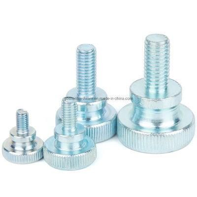 Galvanized Knurled Thumb Machine Screws