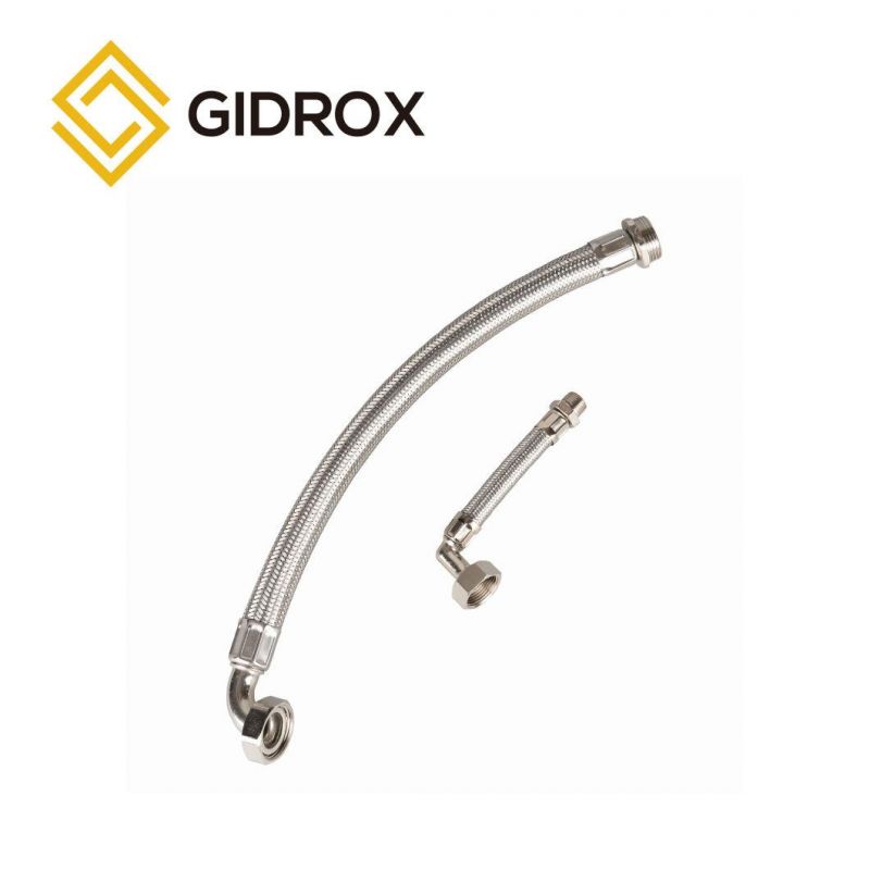 Stainless Steel Braided Flexible Hose with Elbow