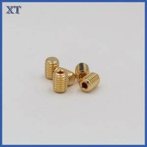 Brass Hexagon Socket Screws with Flat Point