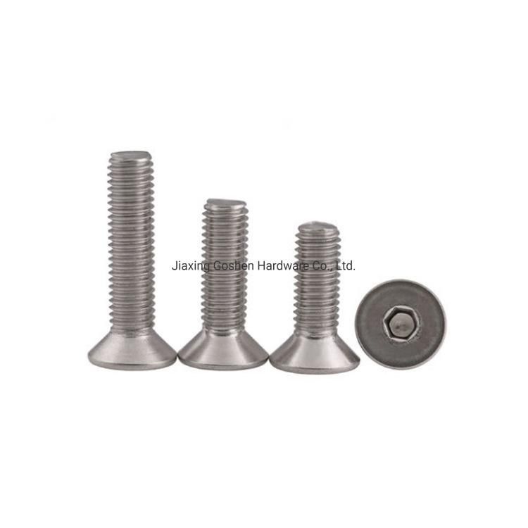 SS304 M3-M24 Countersunk Head Socket Screws