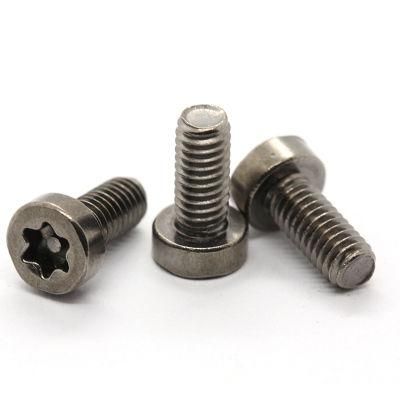 304 Stainless Steel Torx Round Pan Head Anti Theft Security Screws with Pin