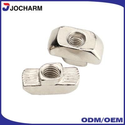 Stainless Steel T Slot Nut with Spring Leaf for Aluminium Profile