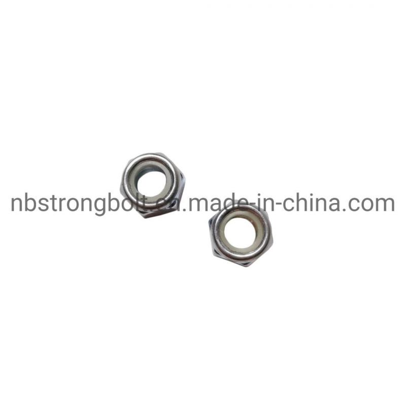 DIN985 Hex Nylon Nuts Class 10 with White Nylon