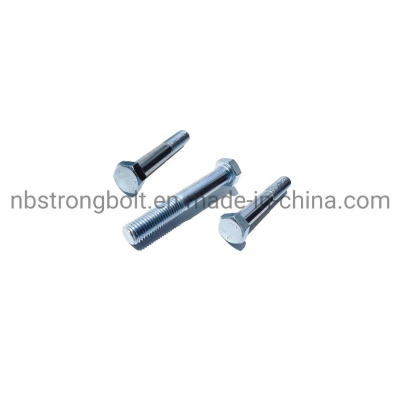 DIN931 Hex Cap Screw White Zinc