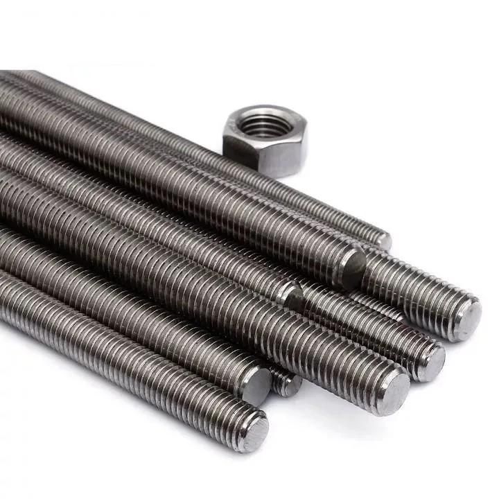 China Suppliers Long Stainless Steel Full Threaded Rod with Different Types of Carbon/Stainless Steel Thread Bar