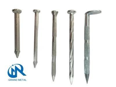 Hardware Fastener Electro Galvanized Steel Concrete Nails 3.0mm*40mm