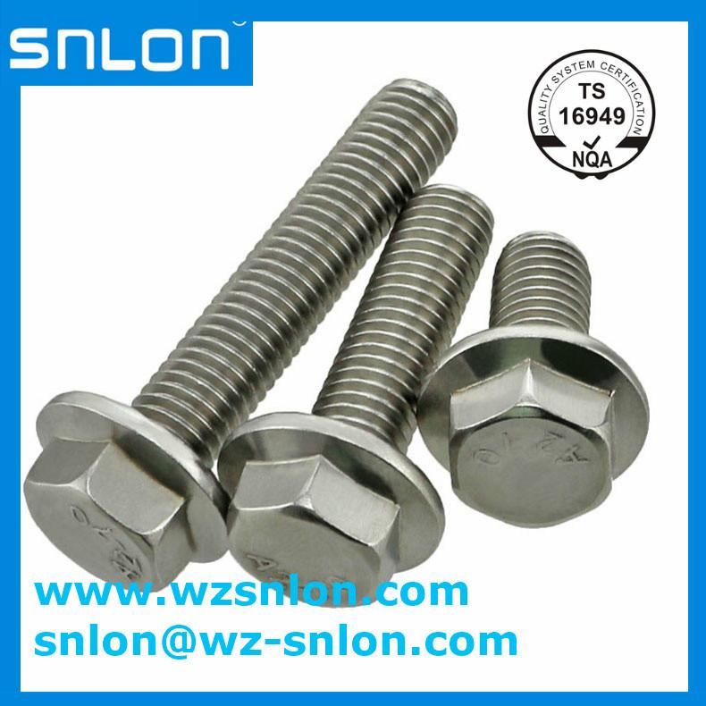 A2-70 SS304 Flange Head Hex Bolts