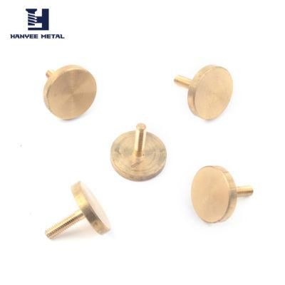 Electronic Set Flat Head Brass Bolt with Semi-Thread