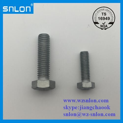 HDG Hex HD Bolts for Auto Parts