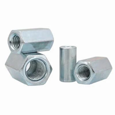 M8 DIN6334 Hexagon Coupling Nut with Zinc Plated