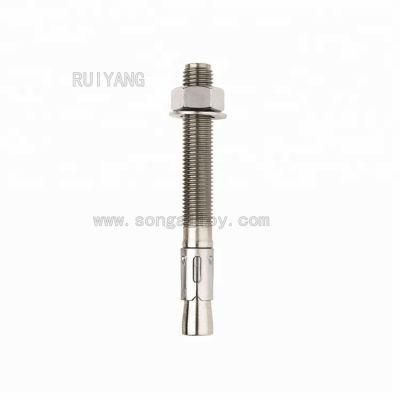 Stainless Steel Expansion Bolt 304 Expansion Anchor Bolt and Nut Wedge Expansion Bolt