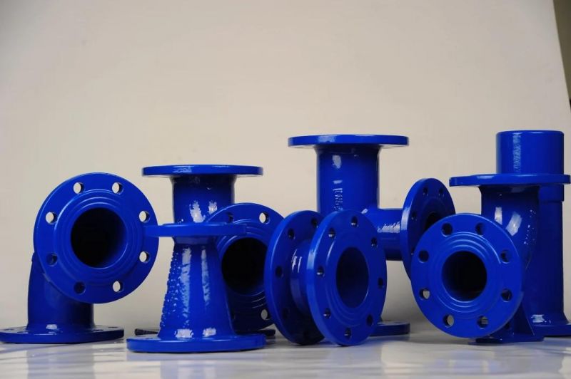 Ductile Iron Flange Cross Elbow Pipe Fittings