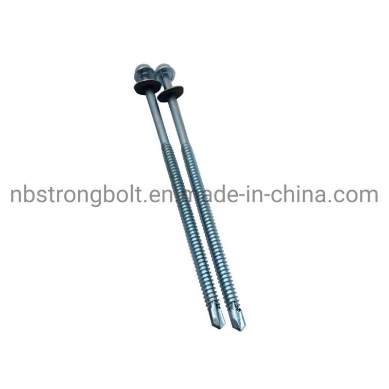 C1022 Steel Harden Self Drilling Screw Hex. Washer Head with Bonded Washer