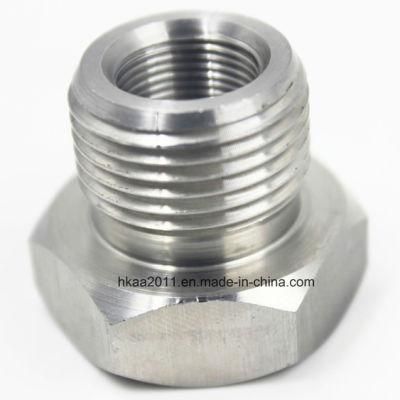 High Precision OEM Oil Filter Thread Adapter Stainless Steel Connection Screw