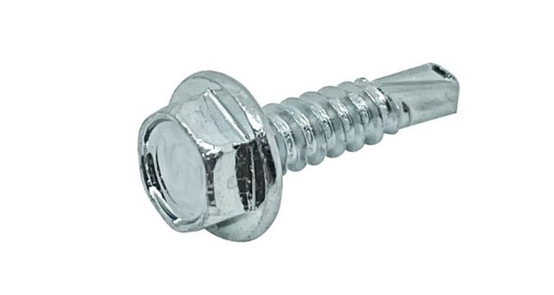 Hex Washer Head Self Drilling Screw Zinc Planted Sheet Metal Screw