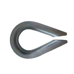 Heavy Duty Stainless Steel Standard Round Wire Rope Thimble Galvanised Cable Thimbles
