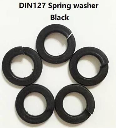 DIN127 Lock Spring Washer Yellow Blue Zinc Plated Black SS304 SS316