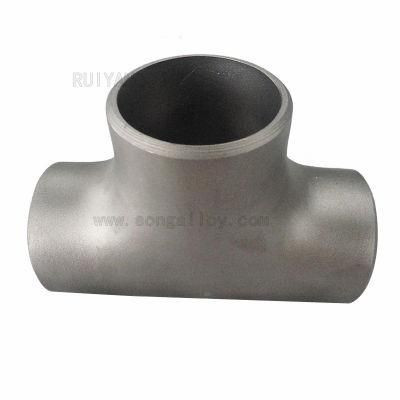 ASTM B363 Gr. 7 Grade 7 Alloyed Titanium Tee for Industrial Use