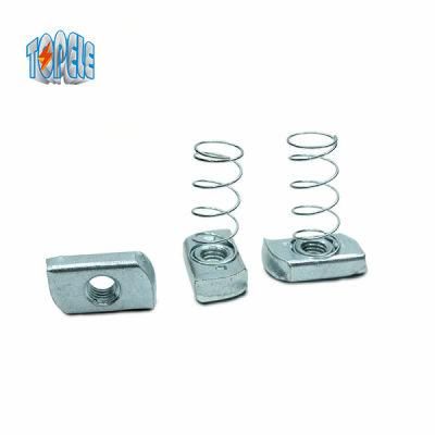 Carbon Steel Zinc Plated Galvanized Metal Channel Strut Spring Nut with M6 M8