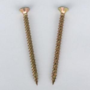 DIN7505 Csk Head Chipboard Screw Long Wood Screw Galvanized Fiberboard Screw