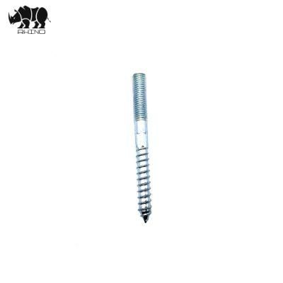 Hex in Center, Zinc Plated, Double End Screw, Hanger Bolt