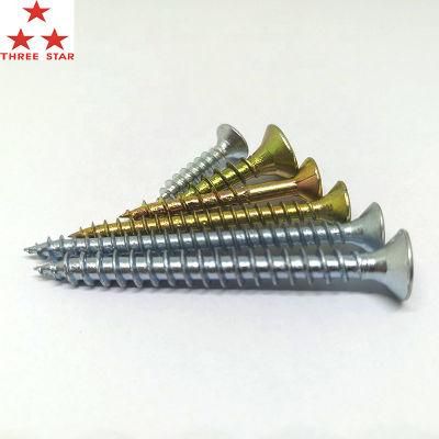 Congo Libreville Market/DIN7505 Chipboard Screw/Spax Screws Particle Board Screws 4*50