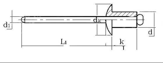 Wholesale Fastener Aluminum Blind Rivet DIN7337