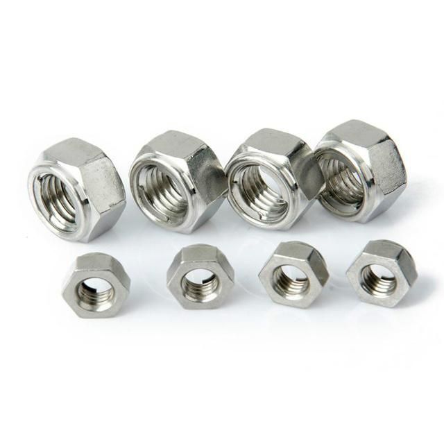 2022 High Quality DIN980 Prevailing Torque Type All-Metal Hexagon Metal Lock Nuts