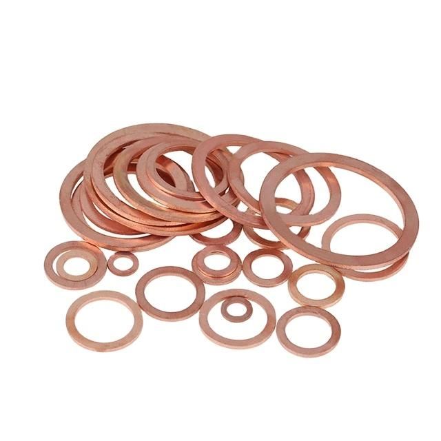 DIN125 Copper Flat Gasket Meson Brass Seal Gasket Plain Washers Brass Flat Washer