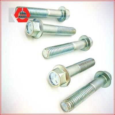 High Quality and Cheap and Precise ISO Zinc Plated Flange Bolt DIN6921