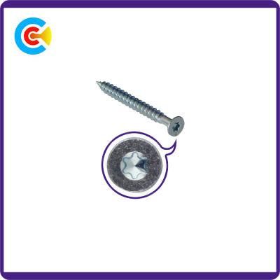 DIN/ANSI/BS/JIS Carbon-Steel/Stainless-Steel DIN/ANSI/BS/JIS Carbon-Steel/Stainless-Steel Plum Countersunk Head Self Tapping Screws