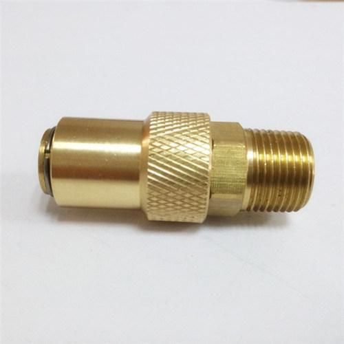 Precision Brass Hydraulic Hose Fitting for Injection Mold Parts