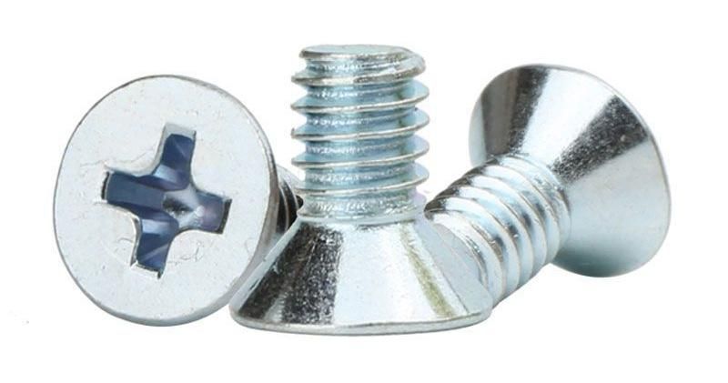 Customized Small Phillips Cross Flat Countersunk Csk Head Machine Screws