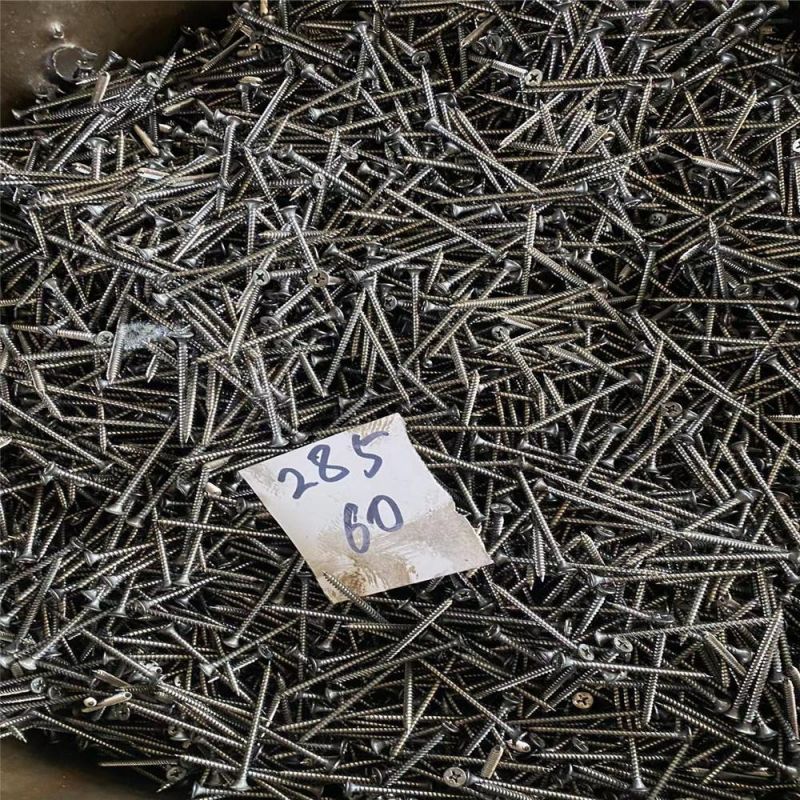 Black Phosphating Drywall Nail/ Cross Countersunk Head Tapping Screw