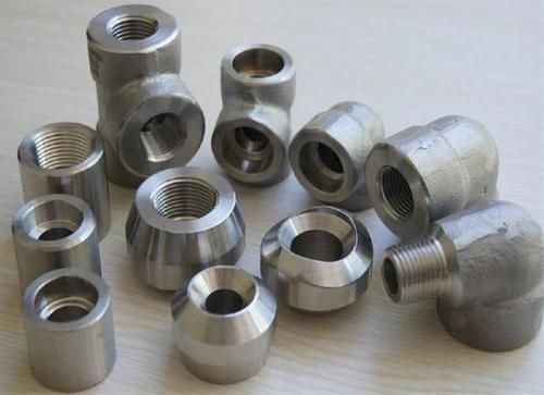 HDG Cast Iron Stainless Steel Forged Threaded Socket Weld Fittings Elbow Tee