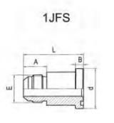 Hydraulic Flange Male 74° Cone or S-Series Flange Hydraulic Hose Fittings