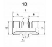 Hydraulic Adaptor Bsp Male 60° Seat or Bonded Seal Hydraulic Hose Fitting Chinese Supplier