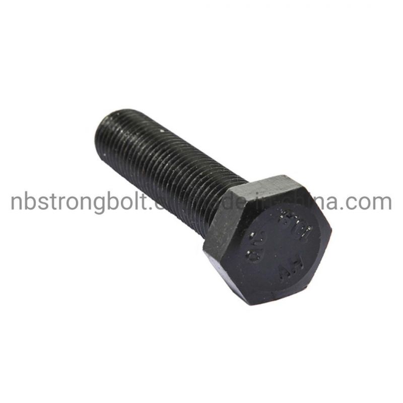 DIN933 Screw Gr. 10.9 Hex Bolt Screw with Blk-