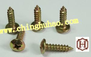 Scrw/Self Tapping/Zinc Coated Pan Head with Yellow Color Self Tapping