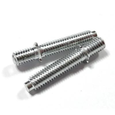 M6 38mm Galvanized Custom CNC Turning Fastener Machine Screw with Dog Point